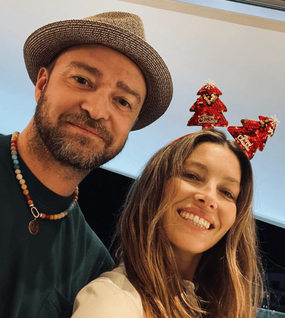 Justin Timberlake and Jessica Biel. 